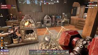 7 Days to Die CoOp  Episode 7 Part 5  Day 35 with New Armor and Steel Sledgehammer [upl. by Aettam]