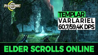 ESO  Varlariel 607594K DPS Stamina Templar Clockwork City [upl. by Eleira]