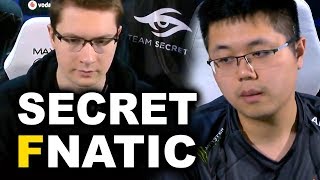 SECRET vs FNATIC  PUPPEY vs EE EPIC GAME  ESL KATOWICE MAJOR DOTA 2 [upl. by Annawahs]