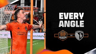 EVERY ANGLE  Gabe Segal opens his Dynamo account  HOUvSKC [upl. by Roma]