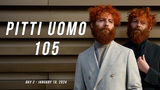 Pitti Uomo 105 Street Style 2024  Mens Clothing and Accessory Collections Day 2 [upl. by Ahseit]