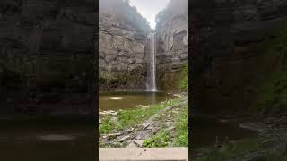 We went to Taughannock falls in New York Newyork waterfalls hiking water [upl. by Arodnahs25]