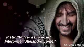 Volver a empezar  Alejandro Lerner  Pista Instrumental Karaoke  Calamusic studio [upl. by Rainwater]