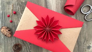 Gift Wrapping Idea  Fancy Rosette  DIY Crafts [upl. by Brunn900]