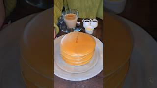 【ビジュが美しいつるつる分厚いパンケーキ🥞】japanesefood もぐてれグルメ [upl. by Auqinet]