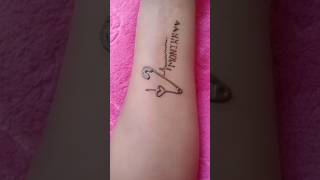 Trending tattoo design tattoos 💕 viralvideo trending mehndidesign trend [upl. by Tyoh]