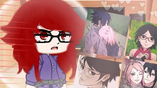 Team taka Jugo react to sasusaku  sarada part 2  very lazy  Emily✿ [upl. by Eberta]