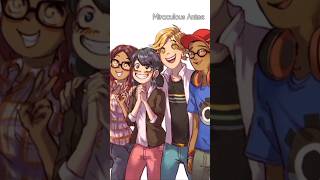 Marinette x Adrien x Alya x Nino edit miraculousladybugcatnoir [upl. by Artied]