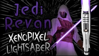 Jedi Revan Xeopixel Lightsaber Review Allysabers [upl. by Naesar208]