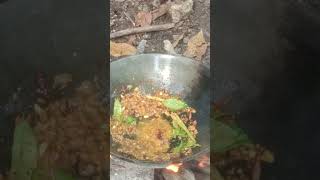 masak daging kelinci di alam ditengah hutan jati [upl. by Ainitsirc]