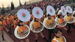 Rose Parade 2018 京都橘高校 Kyoto Tachibana High School Green Band B Ver [upl. by Nuhsyar]