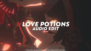 love potions slowedtiktok version  bj lips amp princess paparazzi  edit audio  v2 [upl. by Eceinert]