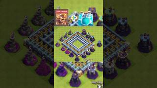 WIZARD TOWER Showdown vs Super Troops at MAX LEVELclashofclans shortsfeed [upl. by Sosanna965]