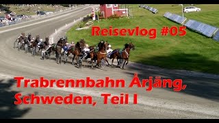 Reisevlog 05  Ein Tag an der Trabrennbahn in Årjäng Schweden Teil 1 [upl. by Lednor116]