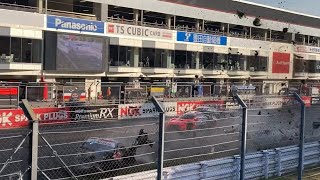 SUPER GT 第2戦富士 クラフトスポーツZ大クラッシュの瞬間 [upl. by Ranee942]