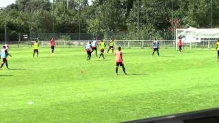 Séance entrainement football  Stade Rennais  Jeu de conservation  progression à 6 contre 6 [upl. by Ashia]