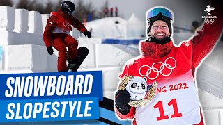 🏂 Max Parrots unbelievable run to win slopestyle gold🥇 [upl. by Iva]