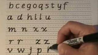 Italics Handwriting for ChildrenPart 2A Cursive [upl. by Aciria728]