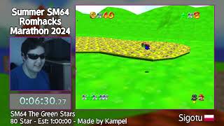 SSRM2024  SM64 The Green Stars 80 Star by Sigotu [upl. by Ahsirtal]