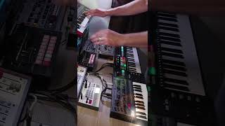 Dreamy JD08  Behringer Solina  JX08  JDXi  SH01A synthwave music Roland Boutique [upl. by Innaig]