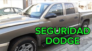 SEGURIDAD VEHÍCULOS DODGE [upl. by Enihpled]