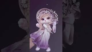 Gorgeous Needle Felted Cat Fairy Lady  Needle Felting ASMR  Needle Felting Cats [upl. by Yetnom564]