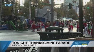 Preparations for the Thanksgiving Eve Parade in Uptown Charlotte [upl. by Marpet570]