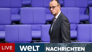 BUNDESTAGSWAHL Merz verwirrt Union  Debatte über schwarzgrüne Koalitionsoption  WELT Newsstream [upl. by Nnylf]