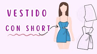 Patrón de VESTIDO SHORT  TUTORIAL [upl. by Micheal]