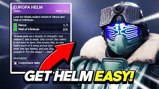 How To Complete Europa Helm Quest Fast amp Easy  Destiny 2 Beyond Light [upl. by Natsreik866]