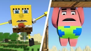 Spongebob in Minecraft Animations  All Episodes 14 [upl. by Romaine536]