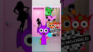 POV Sprunki Incredibox Raddy Sky Vineria Pinki Oren Durple Went to wrong Toilet sprunki incredibox [upl. by Seamus]