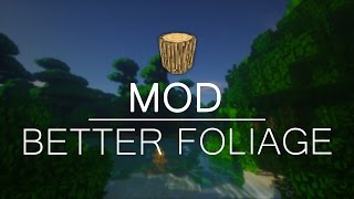 Mod Review Better Foliage in Minecraft  Minecraft 1112 [upl. by Nidnal]