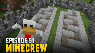 Minecraft MineCrew  51  لعبه الدجاجة [upl. by Azile629]