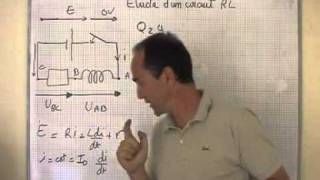 cours TS  électricité  circuit RL valeur du courant en regime permanent [upl. by Nahtanoj]