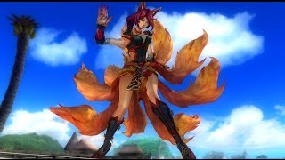 DOA5LR  Foxfire Ahri Import League of Legend Mod [upl. by Drareg]