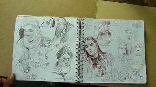 ADEBANJI ALADES SKETCHBOOK FROM JULY 2016JULY 2017 [upl. by Ettennad783]