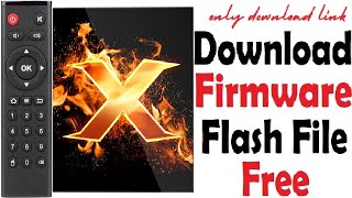 Vontar X1 TV Box Firmware Flash File Free Download  Stock ROM [upl. by Schaffel]