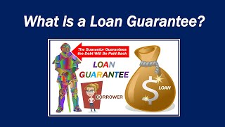 What is a Loan Guarantee [upl. by Nelli]