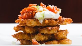 The Best Homemade Latkes  SAM THE COOKING GUY [upl. by Grizelda594]