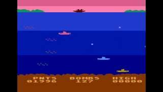 submarine hunter for Atari 8bit 2 [upl. by Aholla]