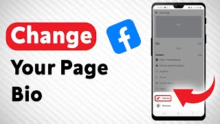 How To Change Your Page Bio On Facebook  Full Guide [upl. by Lleret]