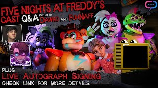 FNAF QampA with FuhNaff ft Kellen Goff Marta Svetek Heather Masters amp MORE [upl. by Nievelt]