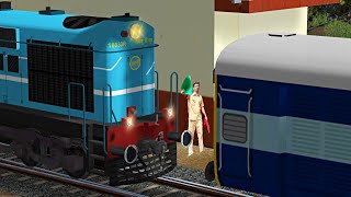 Shunting Duty  Bhusawal Railway Station  Bhusawal  Katni Passenger MSTS Open Rails Journey Part 1 [upl. by Leksehc685]