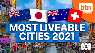 Top 10 Worlds Most Liveable Cities 2021 Adelaide Auckland Osaka Zurich amp More [upl. by Alansen494]