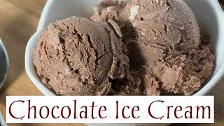 HOMEMADE CHOCOLATE ICE CREAM Ice Cream Series part  1 EGG LESS  NO ICE CREAM MACHINE [upl. by Anaejer]