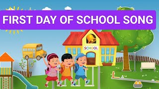 Exciting First Day of School Song  Fun Friends amp Learning RhymesquotApatyamRhymes [upl. by Nimajaneb]