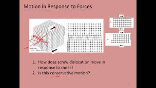 Linear defects pt3 Dislocation motion [upl. by Sivie872]