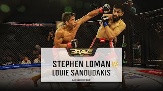 Stephen Loman vs Louie Sanoudakis  FREE MMA Fight  BRAVE CF 30 [upl. by Bayer33]