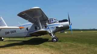 Start Antonov AN2 Airfield Bad Wörishofen Classic Wings Bavaria 21 Juli 2013 [upl. by Nabila]